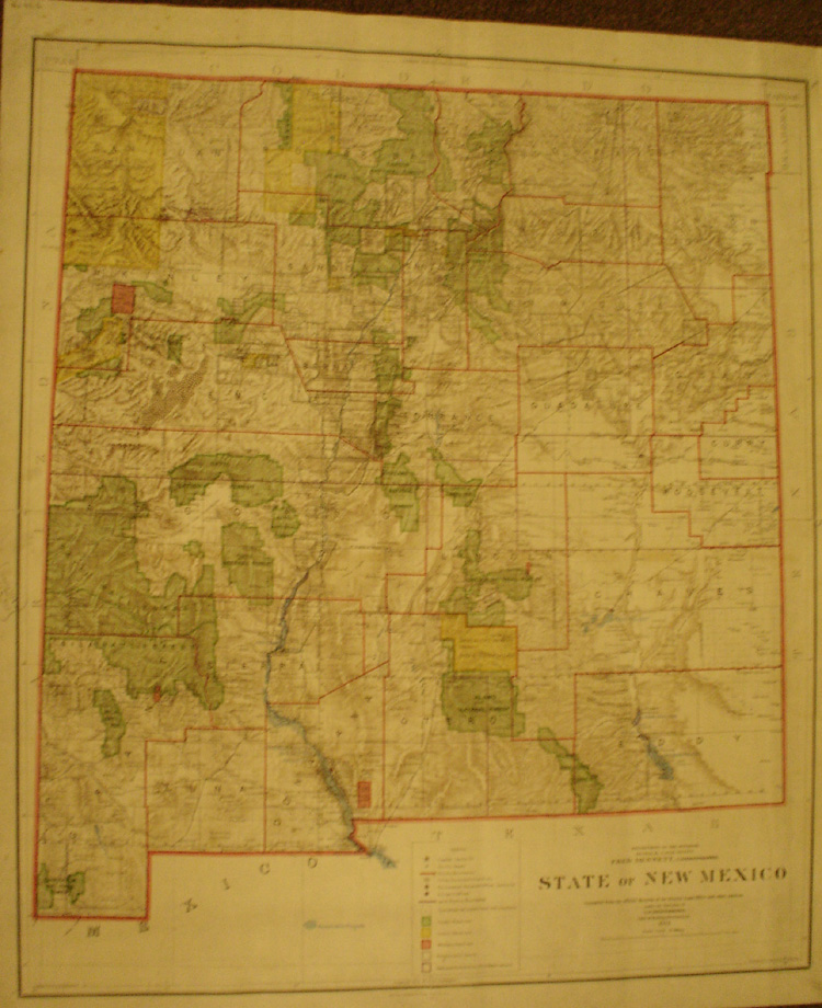 Map of the State of New Mexico